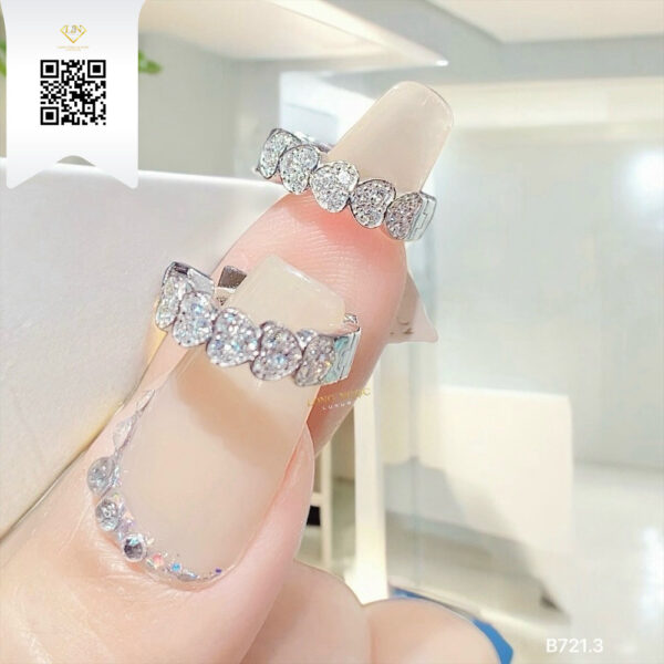 Bông Tai Kim Cương B7213 Dương Trần Daimond