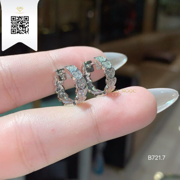 Bông Tai Kim Cương B7217 Dương Trần Daimond
