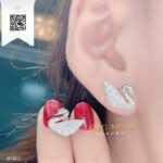 Bông Tai Kim Cương B7302 Kim Cương Giá Tốt