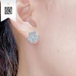 Bông Tai Kim Cương B742 Kim Cương Giá Tốt