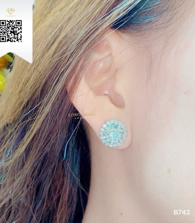 Bông Tai Kim Cương B743 Dương Trần Daimond