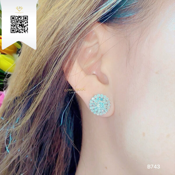 Bông Tai Kim Cương B743 Dương Trần Daimond