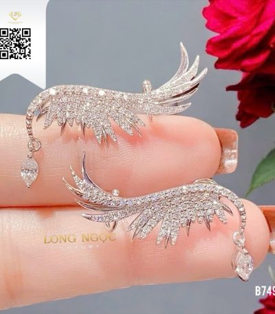 Bông Tai Kim Cương B749 Dương Trần Daimond