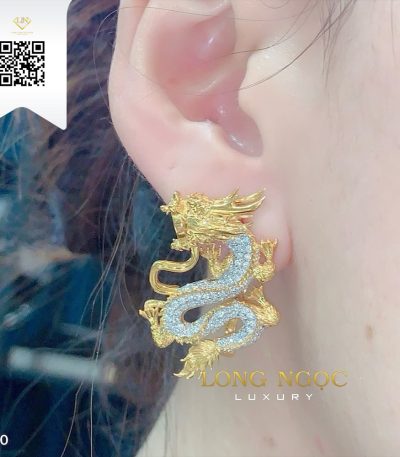 Bông Tai Kim Cương B770 Dương Trần Daimond