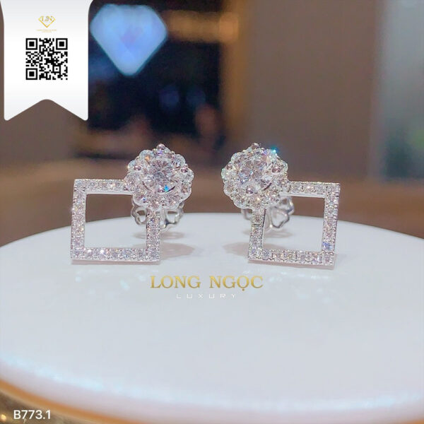 Bông Tai Kim Cương B7731 Dương Trần Daimond