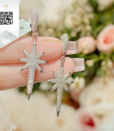 Bông Tai Kim Cương B774 Dương Trần Daimond