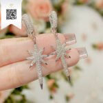 Bông Tai Kim Cương B774 Kim Cương Giá Tốt