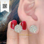 Bông Tai Kim Cương B779 Kim Cương Giá Tốt