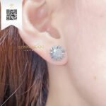 Bông Tai Kim Cương B7818 Kim Cương Giá Tốt