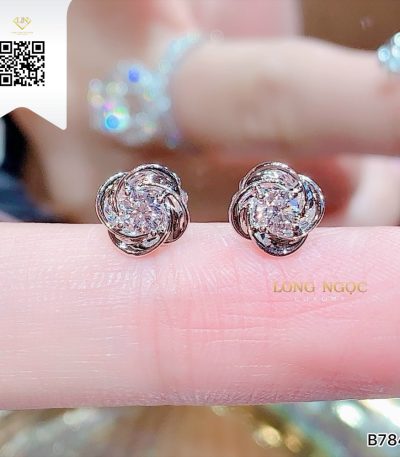 Bông Tai Kim Cương B7841 Dương Trần Daimond