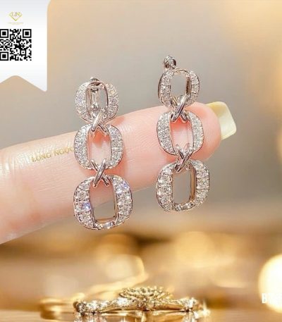 Bông Tai Kim Cương B786 Dương Trần Daimond