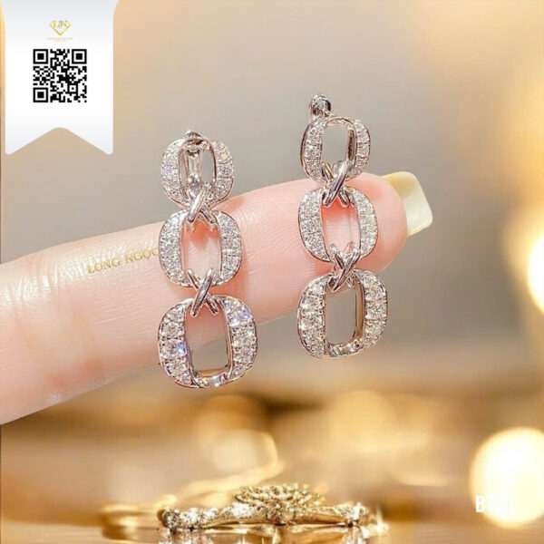 Bông Tai Kim Cương B786 Dương Trần Daimond