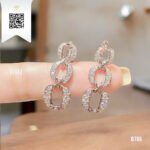 Bông Tai Kim Cương B786 Kim Cương Giá Tốt