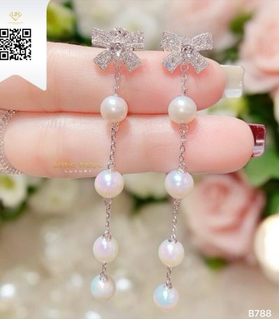 Bông Tai Kim Cương B788 Dương Trần Daimond