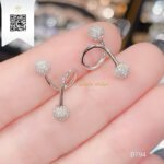 Bông Tai Kim Cương B794 Kim Cương Giá Tốt