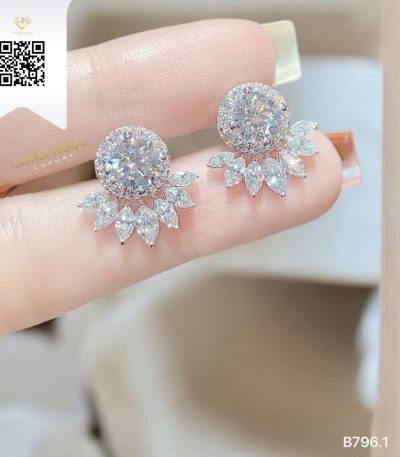 Bông Tai Kim Cương B7961 Dương Trần Daimond