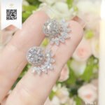 Bông Tai Kim Cương B7961 Kim Cương Giá Tốt
