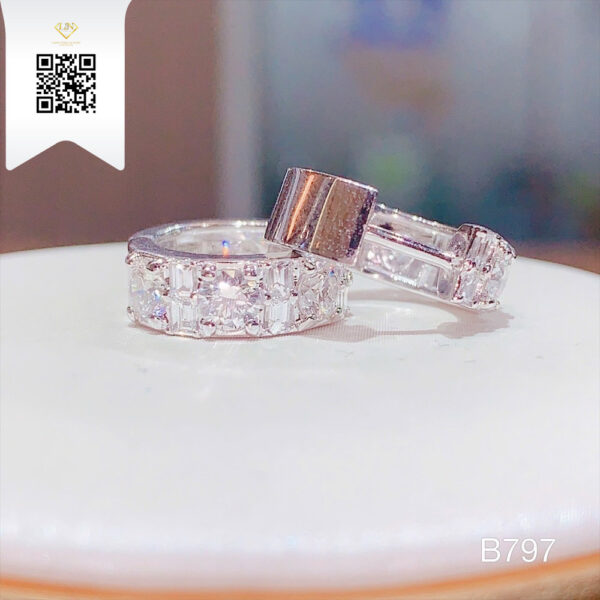 Bông Tai Kim Cương B797 Dương Trần Daimond