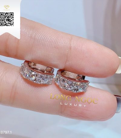 Bông Tai Kim Cương B7971 Dương Trần Daimond