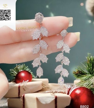 Bông Tai Kim Cương B802 Dương Trần Daimond