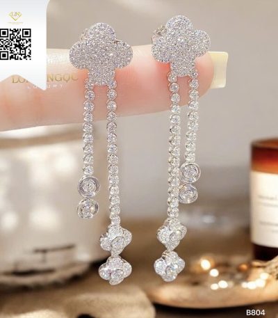 Bông Tai Kim Cương B804 Dương Trần Daimond