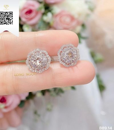 Bông Tai Kim Cương B8914 Dương Trần Daimond