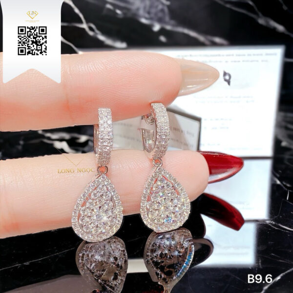 Bông Tai Kim Cương B96 Dương Trần Daimond
