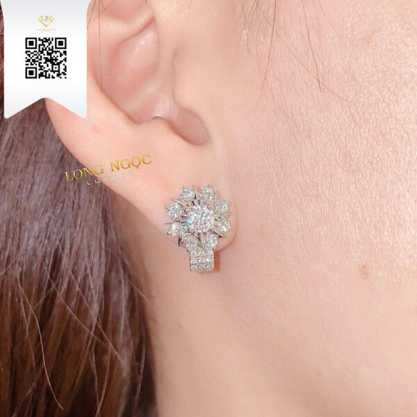 Bông Tai Kim Cương B9614 Dương Trần Daimond