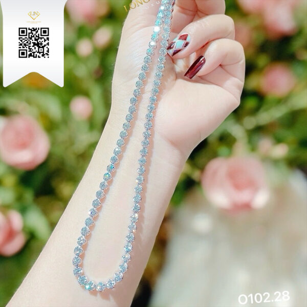 Dây Chuyền Kim Cương O10228 Dương Trần Daimond