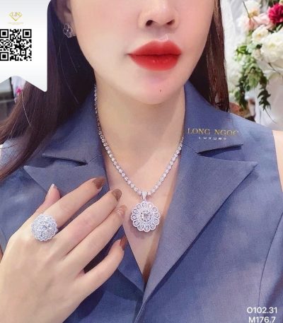 Dây Chuyền Kim Cương O10231 Dương Trần Daimond