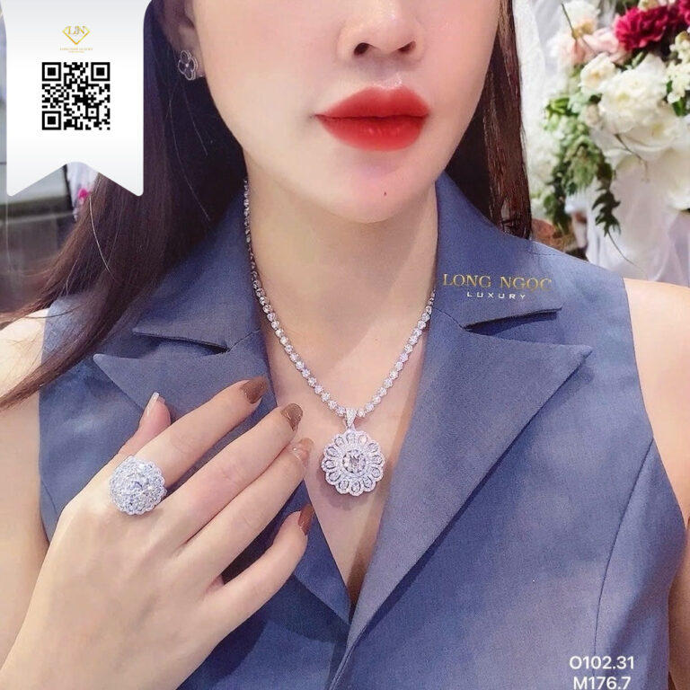 Dây Chuyền Kim Cương O10231 Dương Trần Daimond