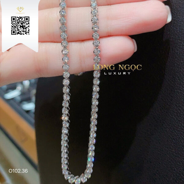 Dây Chuyền Kim Cương O10236 Dương Trần Daimond