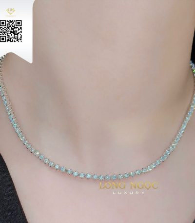 Dây Chuyền Kim Cương O10236 Kim Cương Giá Tốt
