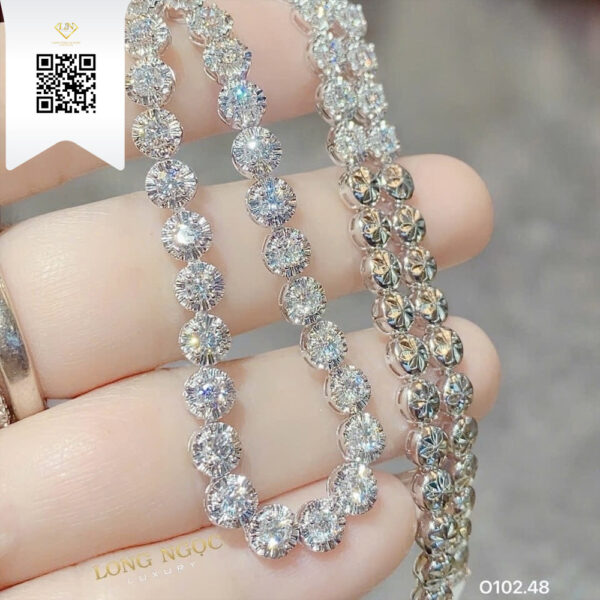 Dây Chuyền Kim Cương O10248 Dương Trần Daimond