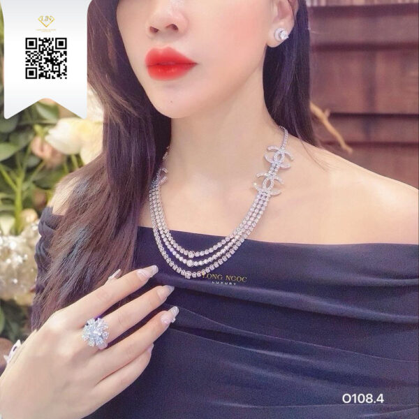 Dây Chuyền Kim Cương O1084 Dương Trần Daimond