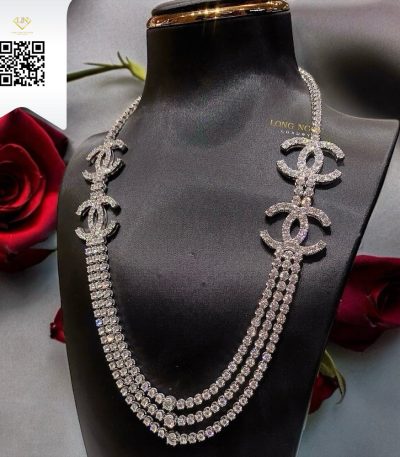 Dây Chuyền Kim Cương O1084 Kim Cương Giá Tốt