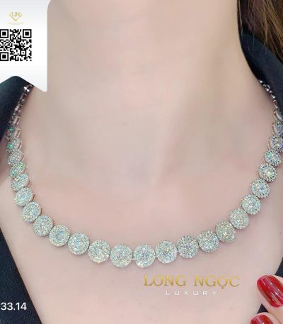 Dây Chuyền Kim Cương O13314 Dương Trần Daimond