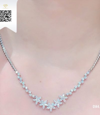 Dây Chuyền Kim Cương O1441 Kim Cương Giá Tốt