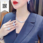 Dây Chuyền Kim Cương O14711 Kim Cương Giá Tốt