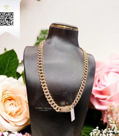 Dây Chuyền Kim Cương O14745 Kim Cương Giá Tốt