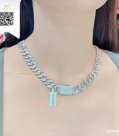 Dây Chuyền Kim Cương O14748 Dương Trần Daimond