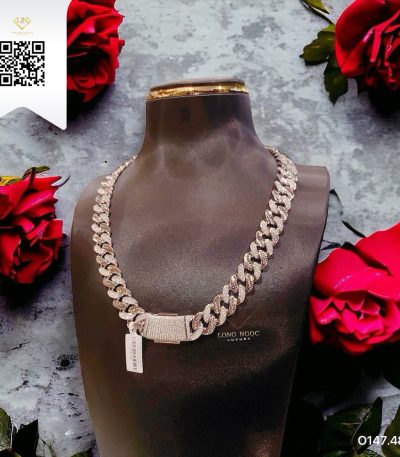 Dây Chuyền Kim Cương O14748 Kim Cương Giá Tốt