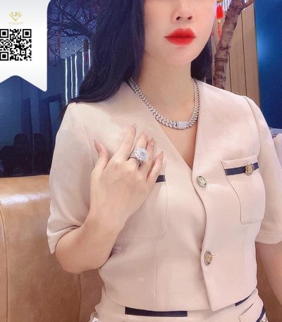 Dây Chuyền Kim Cương O14771 Dương Trần Daimond
