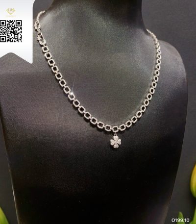 Dây Chuyền Kim Cương O19910 Kim Cương Giá Tốt