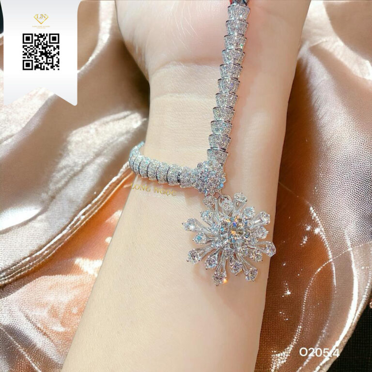 Dây Chuyền Kim Cương O2054 Kim Cương Giá Tốt