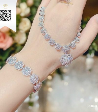 Dây Chuyền Kim Cương O2063 Kim Cương Giá Tốt