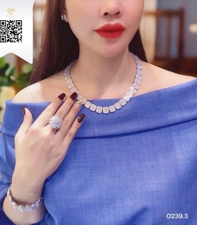 Dây Chuyền Kim Cương O2393 Kim Cương Giá Tốt