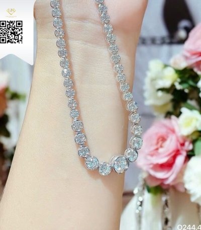 Dây Chuyền Kim Cương O2444 Kim Cương Giá Tốt
