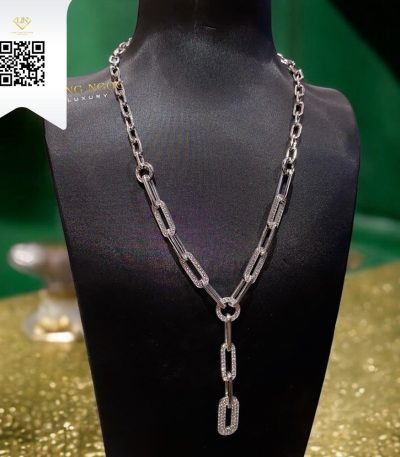 Dây Chuyền Kim Cương O27110 Kim Cương Giá Tốt