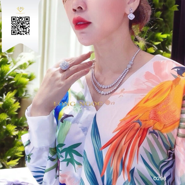 Dây Chuyền Kim Cương O296 Dương Trần Daimond